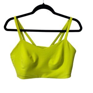 ALL IN MOTION BRA LIGHT SUPPORT EVERYDAY SOFT STRAPPY WOMEN'S LIME GREEN NWT